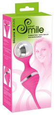 SMILE Sweet Smile Vibrating Love Balls - nabíjecí vibrační kuličky, průměr 3,7 cm