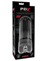 Pipedream Extreme Pipedream PDX Elite Extender Pro Vibrating Penis Pump, vibrační masturbátor se sáním, nabíjecí