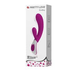 PRETTY LOVE Pretty Love Colby - vibrátor na G-bod a klitoris, 12 režimů, nabíjecí