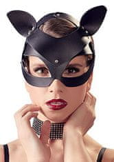 Bad Kitty Kočičí fetish maska Bad Kitty Cat Mask Rhinestones