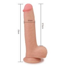 Lovetoy LoveToy Skinlike Soft Cock 8" (20 cm), realistické dildo s přísavkou
