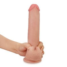 Lovetoy LoveToy Skinlike Soft Cock 8" (20 cm), realistické dildo s přísavkou