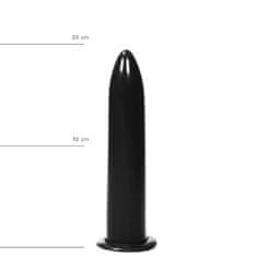 All Black All Black Dildo 20 cm, dlouhý anální/vaginální kolík s průměrem 3,6 cm