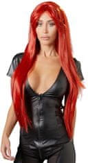 Cottelli Collection Cottelli Wig Long Straight Red, červená paruka s rovnými vlasy 80 cm