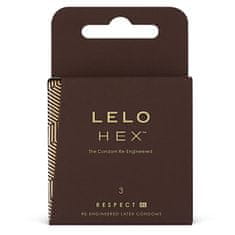 Lelo LELO HEX Condoms Respect XL 3 Pack