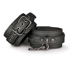 Easytoys Easytoys Fetish Collection Black Leather Ankle Cuffs černá kožená pouta na kotníky