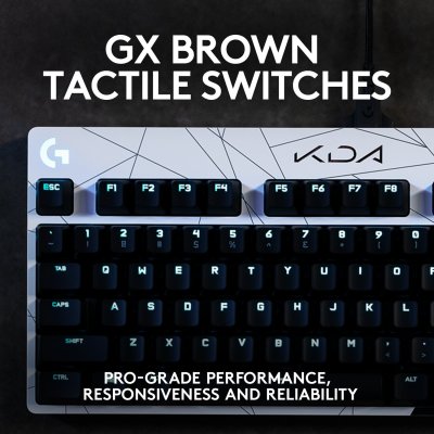 Logitech G Pro, GX Brown, K/DA, US (920-010077) herní mechanické spínače GX Brown