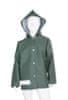 Dětská bunda do deště, tmavozelený, nepromokavá a větruodolná, vhodná pro dětské brodící kalhoty 86 - 158 EU, 86
