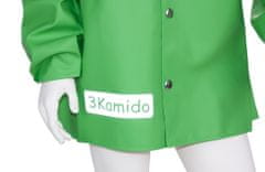 3Kamido Dětská bunda do deště zelená, nepromokavá a větruodolná, vhodná pro dětské brodící kalhoty 86 - 146 EU, 104