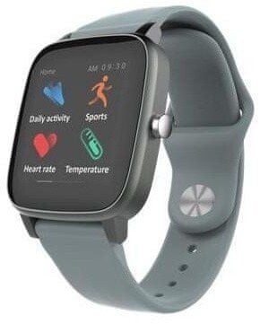 Chytré hodinky Vivax Smart watch LifeFit dotykový barevný displej nastavitelný vzhled ciferníku 30 vzhledů ciferníku notifikace z telefonu monitorování srdečního tepu, měření tělesné teploty, monitoring spánku a fyzických aktivit sportovní režimy IP68 voděodolné prachuvzdorné silikonový pásek
