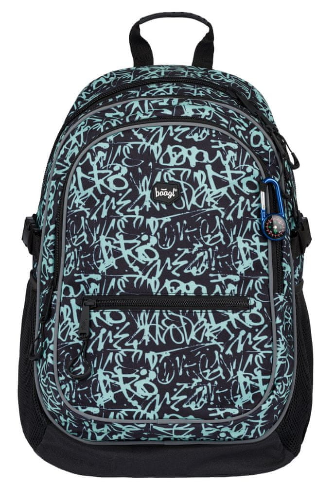 BAAGL Školní batoh Core Graffito