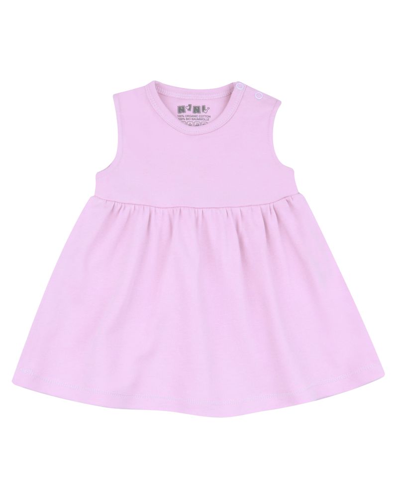 Nini dívčí šaty z organické bavlny ABN-2535 74 fialová