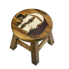Dřevěná stolička - PLACHETNICE