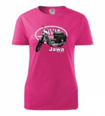 STRIKER Dámské tričko Jawa pionýr Barva: Růžová, Velikost: XL