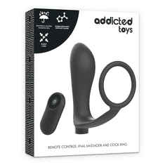 addicted toys Addicted Toys Remote Control Anal Massager + Cock Ring