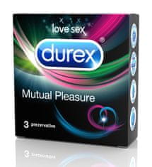 Pasante Durex Mutual Pleasure (3ks), kondomy pro společné vyvrcholení