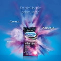 Pasante Durex Intense (10ks), dráždivé kondomy s gelem Desirex