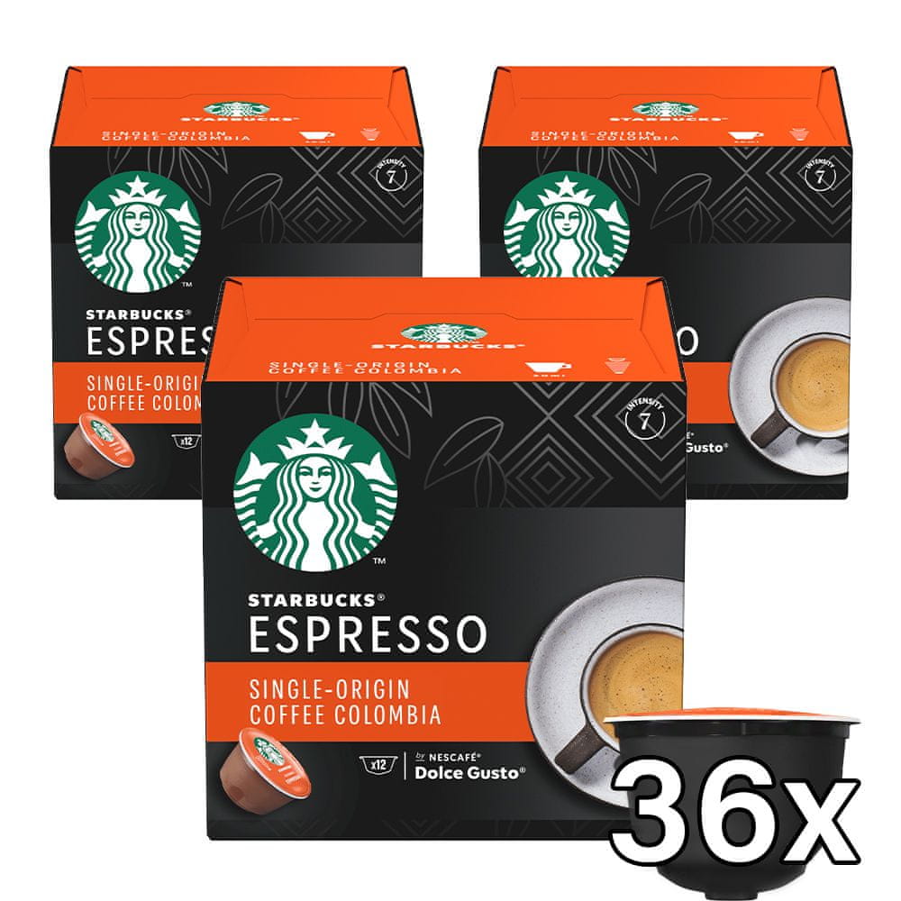 Levně Starbucks by Nescafé Dolce Gusto Medium Espresso Colombia, 3 balení