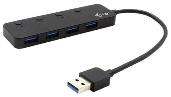 I-TEC USB 3.0 Metal HUB 4 Port s vypínači U3CHARGEHUB4