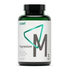 Puori M3 - komplex horčíka, zinku a vitamínu B6 – vegan