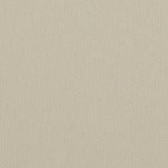 shumee Balkónová zástěna béžová 75 x 500 cm oxfordská látka