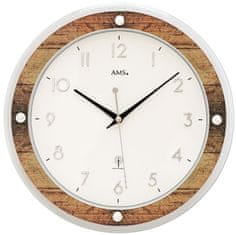 AMS design Designové nástěnné hodiny 5565 AMS řízené rádiovým signálem 31cm