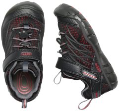 KEEN dětská outdoorová obuv Chandler Cnx C-Raven/Fiery Red US 9 (EU 25-26) - zánovní