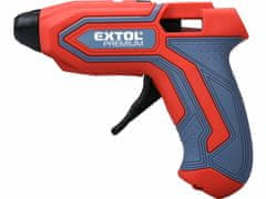 Extol Premium pistole tavná lepící aku, 7,2mm, 4V Li-ion, 1500mAh
