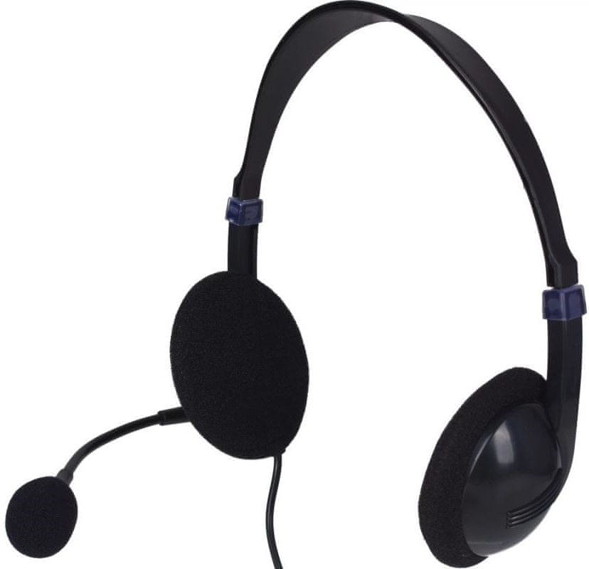 Levně Sandberg SAVER USB headset s mikrofonem, černá - zánovní