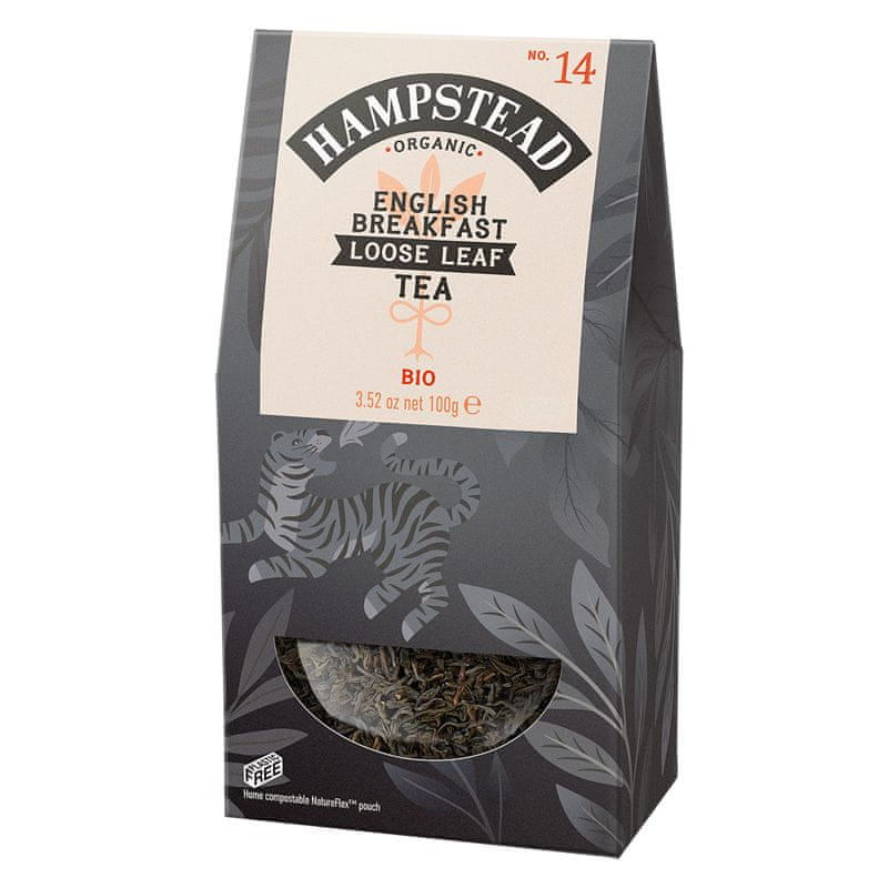 Levně Hampstead Tea London BIO English Breakfast sypaný čaj 100g