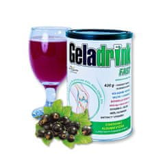 Geladrink GELADRINK FAST nápoj - 420 g (Příchuť Černý rybíz)