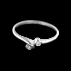 Amiatex Stříbrný prsten 14869, 56
