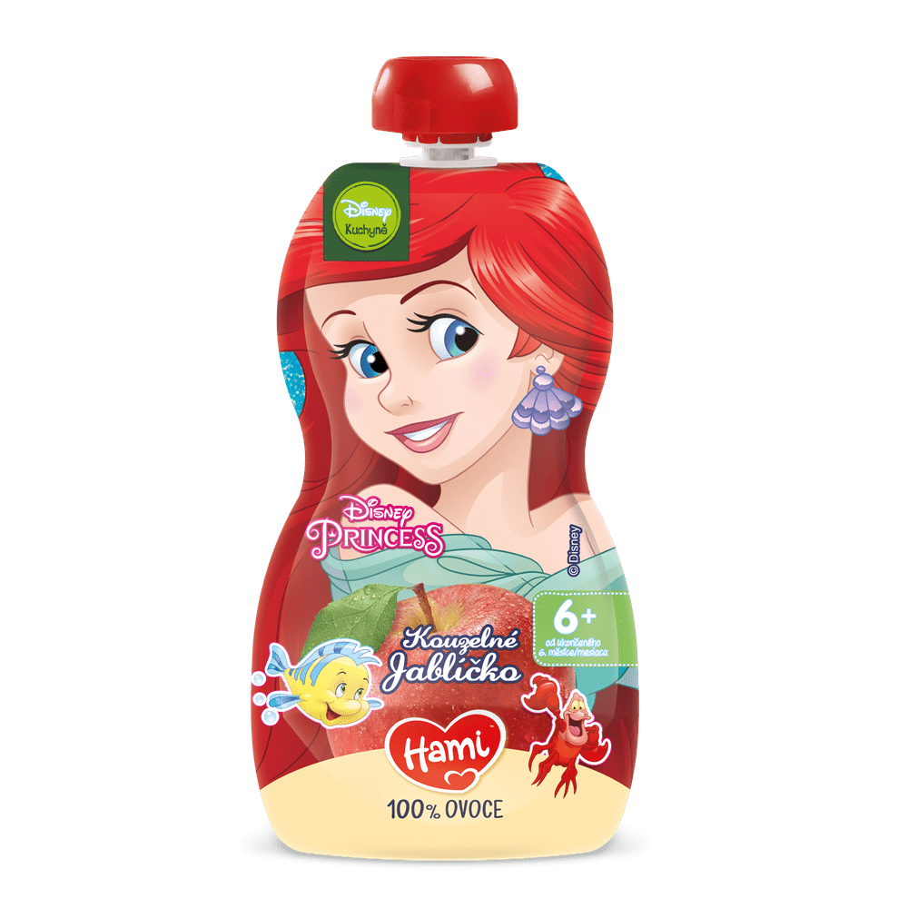 Hami Disney Princess ovocná kapsička Jablíčko 6x 110 g