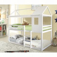 ATAN Montessori patrová postel ATRISA, 90x200 - bílá