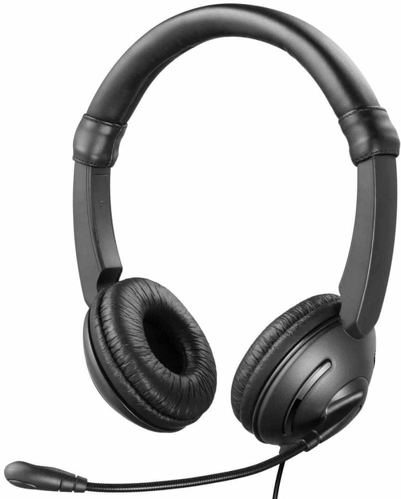 Sandberg MiniJack SAVER headset s mikrofonem, černá