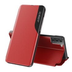 IZMAEL Elegantní knižkové pouzdro View Case pro Samsung Galaxy S21 Plus 5G/Galaxy S30 Plus - Červená KP10856