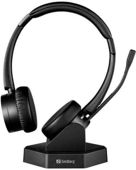 Sandberg Bluetooth Office Headset Pro+, černá