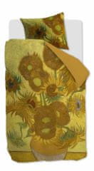 Bedding House Povlečení Van Gogh Museum Slunečnice 140x200 + 70x90 jednolůžko, bavlněný satén