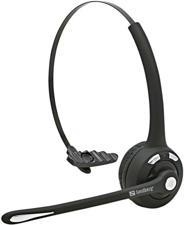 Levně Sandberg Bluetooth Office headset s mikrofonem, mono, černá