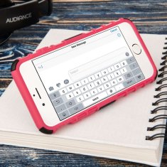 Caseflex plastové pouzdro Kickstand Combo na iPhone 6/6s, ružové