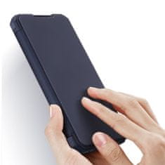 Dux Ducis Skin X knížkové kožené pouzdro na Samsung Galaxy A72 4G, modré