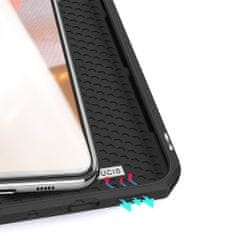 Dux Ducis Skin X knížkové kožené pouzdro na Samsung Galaxy A72 4G, černé