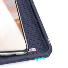 Dux Ducis Skin X knížkové kožené pouzdro na Samsung Galaxy A72 4G, modré