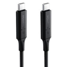 Spigen Powerarc kabel USB-C / USB-C PD 100W 2A 1m, černý