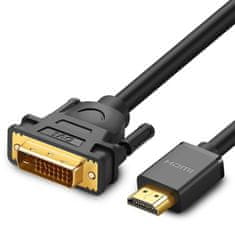 Ugreen HD106 kabel HDMI - DVI, M/M, 2m, černý