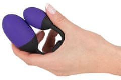 You2toys GoGasm Vibrating Pussy & Ass Balls Purple, dálkově ovládané vibrační kuličky 3,7 cm