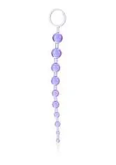 CalExotics Anal beads X-10 fialové - anální kuličky