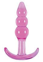 NS Novelties Jelly Rancher Ripple T-Plug Pink