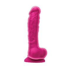 NS Novelties Colours Dual Density 8" (20 cm) Pink, růžové dildo s měkkou pokožkou