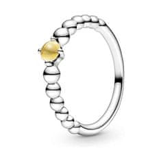 Pandora Stříbrný prsten pro ženy narozené v listopadu 198867C11 (Obvod 50 mm)
